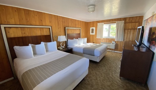 Habitación de lujo doble, 2 camas de matrimonio, no fumadores, vistas a la montaña