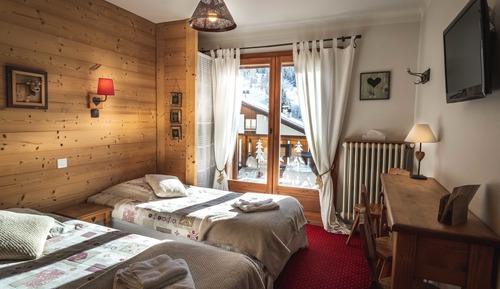 Habitación tradicional con 1 cama doble o 2 individuales