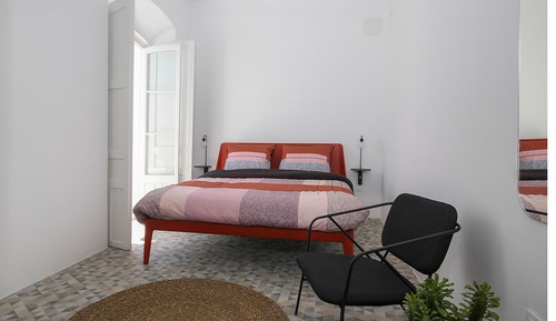 Habitación romántica doble, 1 cama de matrimonio, vistas a la ciudad