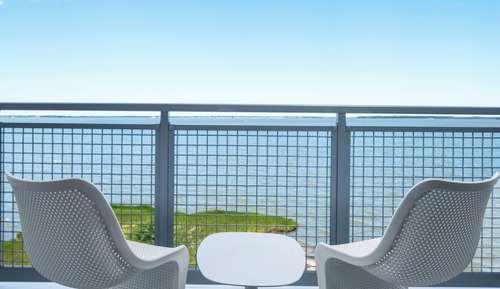 Habitación, 2 camas de matrimonio, balcón (Waterfront)