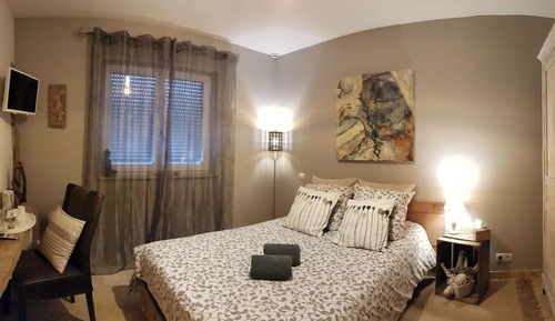 Habitación Deluxe doble, 1 cama de matrimonio, vistas al jardín