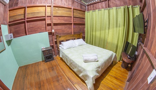 Bungalow estándar, 1 cama doble con sofá cama, vistas al lago