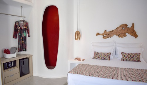 Suite estudio de luna de miel, vistas parciales al mar