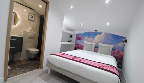 Habitación doble, baño privado