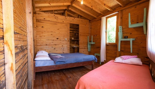 Bungalow, varias camas (3 Twin Beds, Sea View, ROCK)