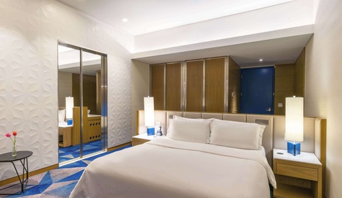 Habitación de lujo, 1 cama de matrimonio grande (Skyline View)