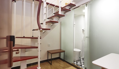 Habitación económica doble, sin ventanas