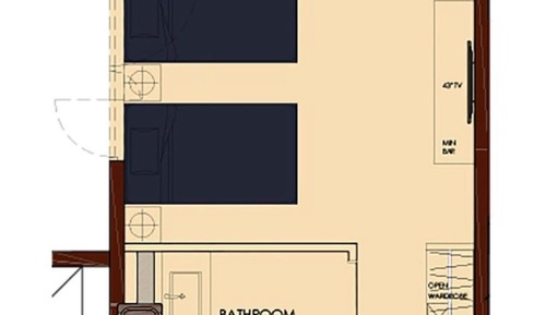 Habitación superior con 2 camas individuales