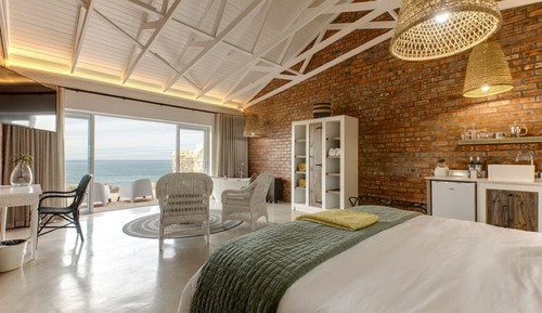 Habitación ejecutiva doble, 1 cama de matrimonio grande, vistas al mar