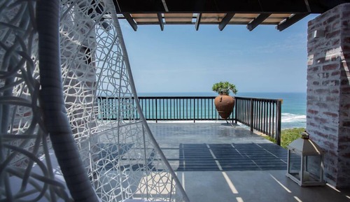 Habitación Deluxe doble, 1 cama de matrimonio grande, vistas al mar