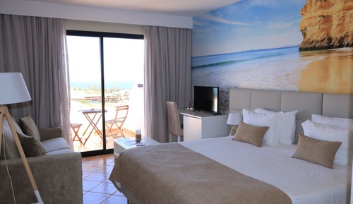 Habitación Deluxe con 1 cama doble o 2 individuales, vistas al mar