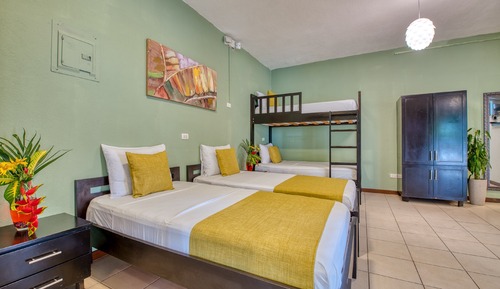 Room, Two Twin Beds and One Twin Bunk Bed, Terrace