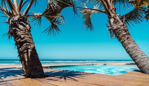 Habitación Deluxe doble, 1 cama de matrimonio grande, no fumadores, vistas al mar
