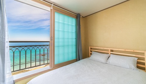 Habitación, 1 cama doble, vistas al mar (No in-room BBQ)