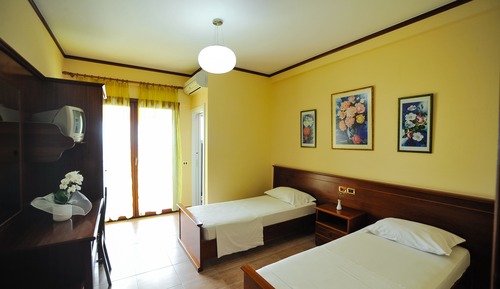 Habitación estándar con 2 camas individuales, 2 camas individuales, no fumadores, vistas al mar