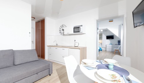 Apartamento Deluxe (Czteroosobowy z Balkonem Francuskim)