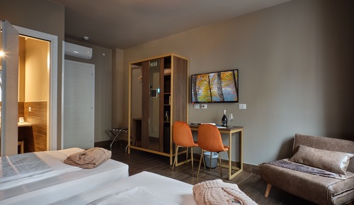 Habitación con 1 cama doble o 2 individuales