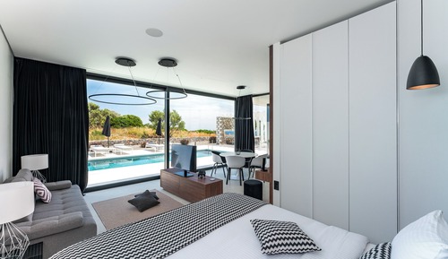Villa Deluxe, 1 habitación, vistas al mar, en la zona del jardín