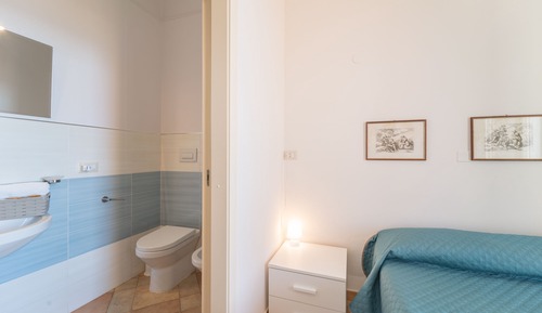 Habitación panorámica doble, baño privado, vistas al mar (Terrazza)