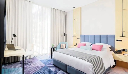 Habitación superior, 1 cama de matrimonio grande