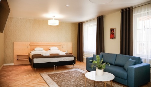 Apartamento superior, 1 cama de matrimonio grande con sofá cama