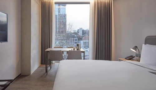 Deluxe  Double Wood Flooring room- Located at 3rd floor