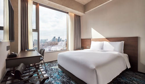 Habitación estándar doble, 1 cama de matrimonio grande (Late Check-in at 19:00)