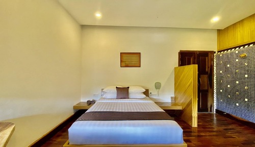 Habitación estándar doble, 1 cama de matrimonio, no fumadores, vistas al mar