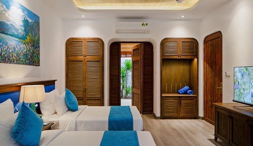 Villa, 4 habitaciones, vistas al jardín