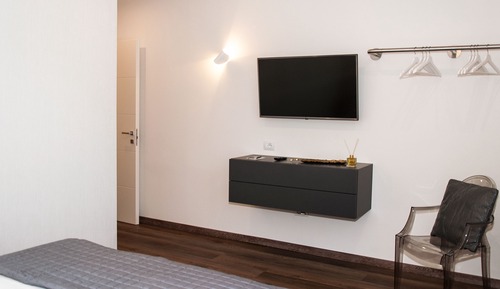 Suite, 1 cama de matrimonio grande con sofá cama, no fumadores, vistas a la ciudad