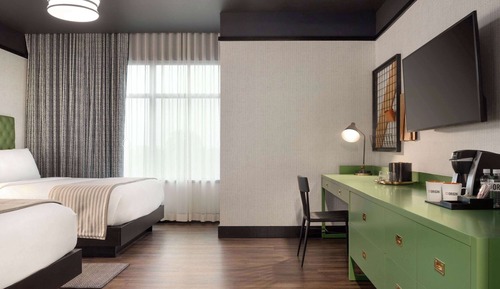 Habitación Deluxe, 2 camas de matrimonio, accesible para personas con discapacidad, no fumadores