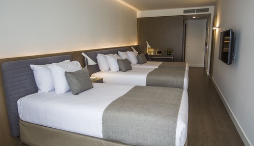 Habitación clásica, 3 camas individuales, vistas a la ciudad