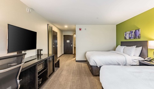 Habitación, 2 camas de matrimonio, accesible para personas con discapacidad, no fumadores