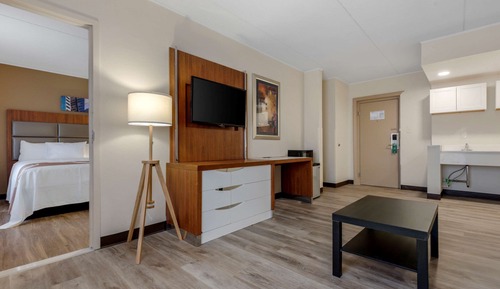 Suite, no fumadores (2 Double beds, 1 Sofa Bed)