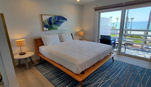 Estudio, 1 cama de matrimonio grande, no fumadores, vistas al mar