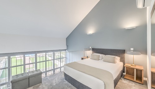Loft Deluxe, 1 cama de matrimonio, acceso a la piscina, vistas al jardín (Duplex)