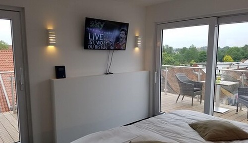 Ático panorámico, 1 cama de matrimonio grande con sofá cama, vistas a la ciudad (Mini)