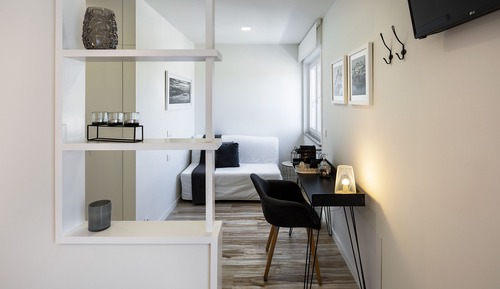 Suite Deluxe, 1 cama doble con sofá cama, no fumadores, vistas al río