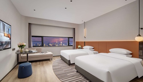 Habitación superior, 2 camas individuales, vistas a la ciudad