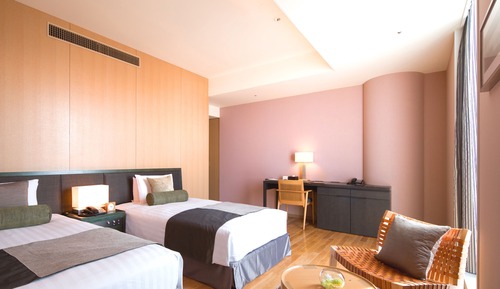 Habitación superior con 2 camas individuales, no fumadores (Executive Floor Deluxe Twin)