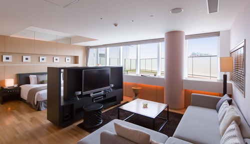 Suite estudio Premium, no fumadores (Executive Floor Balcony Suite)