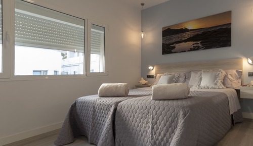 Habitación doble, balcón