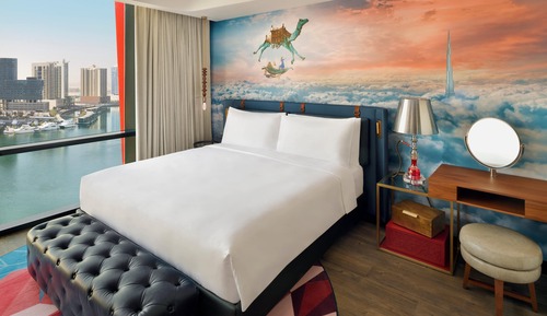 Habitación estándar, 1 cama de matrimonio grande, vistas a la ciudad