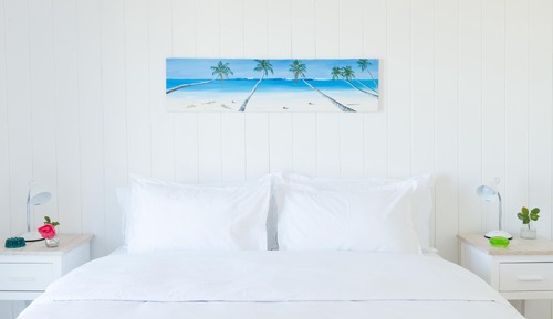 Habitación doble superior, 1 cama de matrimonio grande, vistas al mar