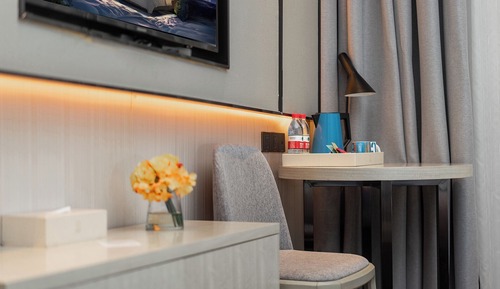 Habitación de lujo con 2 camas individuales, vistas a la ciudad