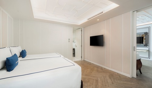 Suite familiar, 1 cama king size y 2 camas individuales