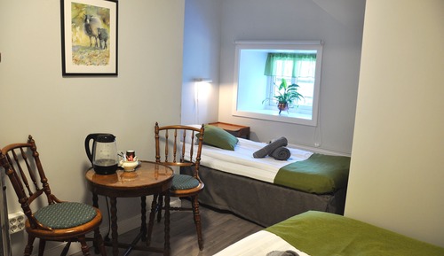 Habitación básica con 2 camas individuales