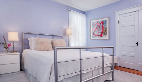 Habitación Signature, 1 cama de matrimonio, no fumadores, vistas al jardín (The Periwinkle Room)