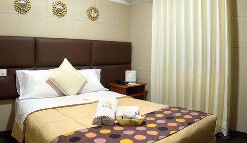 Habitación superior, 1 cama de matrimonio grande, accesible para personas con discapacidad