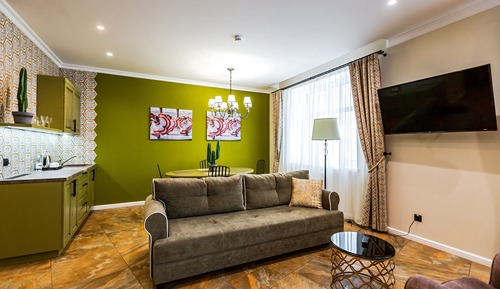 Estudio Premium, 1 cama de matrimonio grande con sofá cama, no fumadores